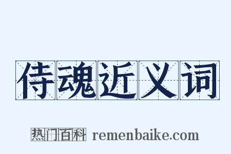 侍魂近义词是什么意思的图片
